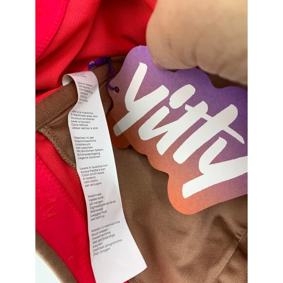 Yitty 2 Pc Set Womens 2X Headliner Shaping High Waist Legging +Bra Brown Sugar - Picture 10 of 10